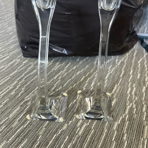 Riedel Duetto Austria Fine Crystal 8”Candlesticks - Picture 3 of 5